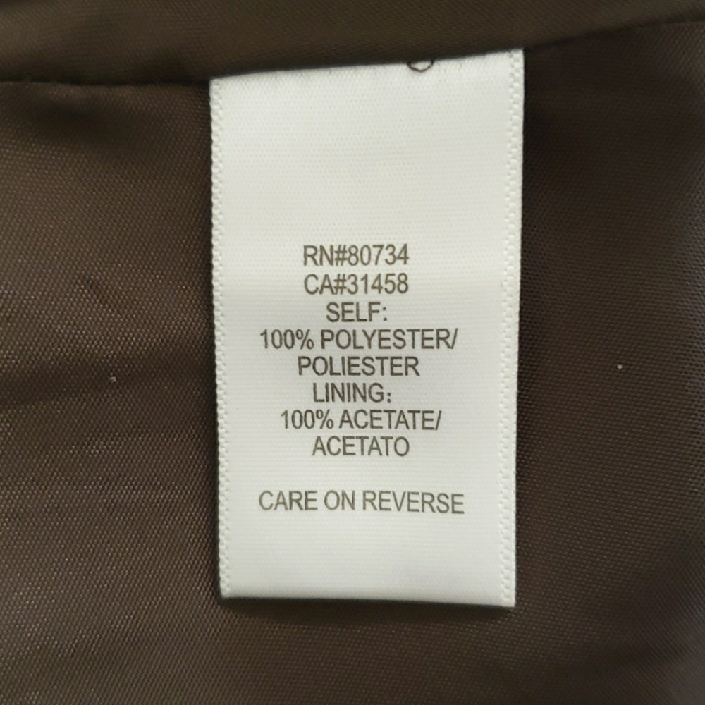 Bcbgeneration Silver Brown Brocade Sleeveless Dre… - image 8